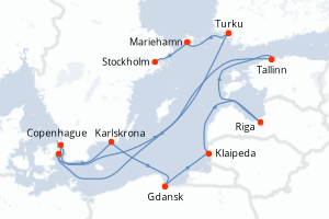 Itinéraire croisière Azamara au départ de Copenhague