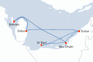 Itinéraire croisière MSC Croisières au départ de Dubai