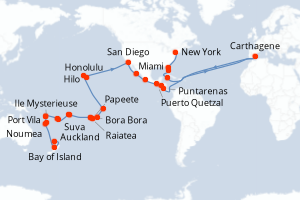 itinéraire croisière