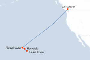 Itinéraire croisière Royal Caribbean au départ de Honolulu