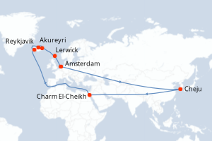 Itinéraire croisière Celebrity Cruises au départ de Amsterdam