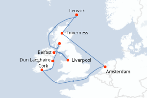 Itinéraire croisière Celebrity Cruises au départ de Amsterdam