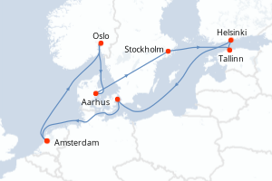 Itinéraire croisière Celebrity Cruises au départ de Amsterdam