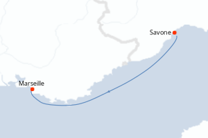 Itinéraire croisière Costa Croisières au départ de Savone