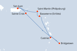 itinéraire croisière