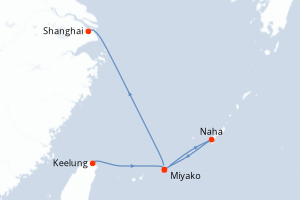 Itinéraire croisière MSC Croisières au départ de Keelung