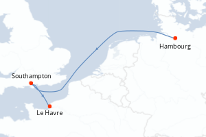 Itinéraire croisière MSC Croisières au départ de Hambourg