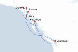 Itinéraire croisière Royal Caribbean au départ de Vancouver