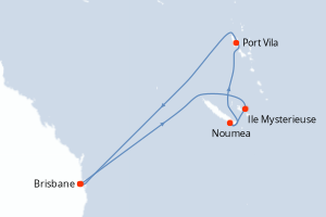 Itinéraire croisière Royal Caribbean au départ de Brisbane