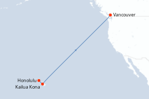 Itinéraire croisière Royal Caribbean au départ de Honolulu