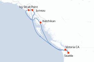 Itinéraire croisière Royal Caribbean au départ de Seattle