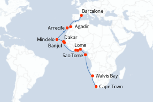 itinéraire croisière