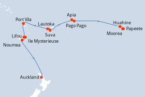 itinéraire croisière