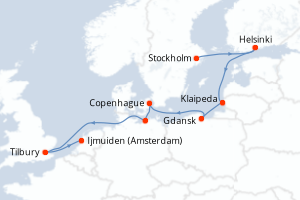 Itinéraire croisière Regent Seven Seas Cruises au départ de Stockholm