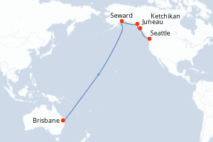 Itinéraire croisière Carnival au départ de Brisbane