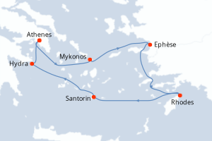 Itinéraire croisière Celebrity Cruises au départ de Athenes