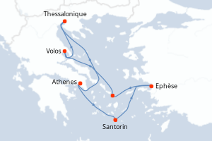 Itinéraire croisière Celebrity Cruises au départ de Athenes