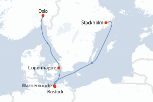 Itinéraire croisière Regent Seven Seas Cruises au départ de Stockholm