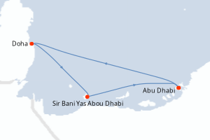 Itinéraire croisière Celestyal Cruises au départ de Abu Dhabi