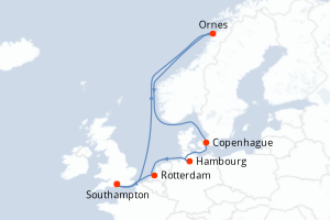 Itinéraire croisière Royal Caribbean au départ de Southampton