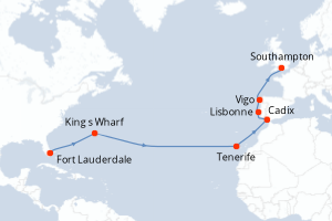 Itinéraire croisière Royal Caribbean au départ de Fort Lauderdale