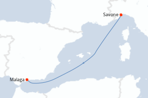 Itinéraire croisière Costa Croisières au départ de Savone