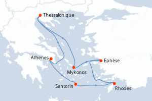 Itinéraire croisière Celebrity Cruises au départ de Athenes