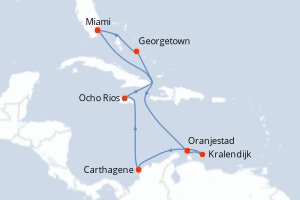 Itinéraire croisière Virgin Voyages au départ de Miami