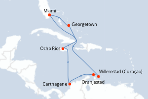 Itinéraire croisière Virgin Voyages au départ de Miami