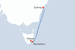 Itinéraire croisière Carnival au départ de Sydney