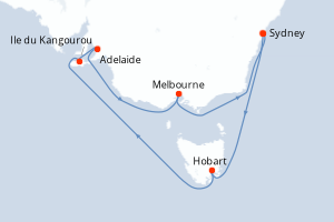 Itinéraire croisière Norwegian Cruise Line au départ de Sydney