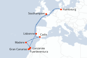 itinéraire croisière