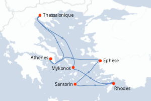 Itinéraire croisière Celebrity Cruises au départ de Athenes