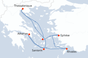 Itinéraire croisière Celebrity Cruises au départ de Athenes