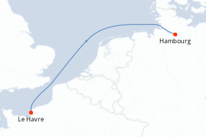 Itinéraire croisière Costa Croisières au départ de Le Havre