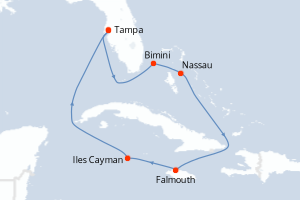 Itinéraire croisière Royal Caribbean au départ de Tampa