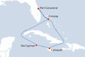 Itinéraire croisière Royal Caribbean au départ de Port Canaveral