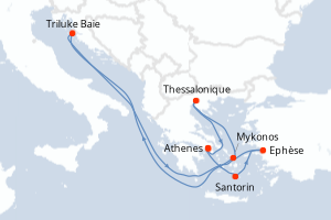 Itinéraire croisière Celebrity Cruises au départ de Athenes