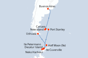 itinéraire croisière