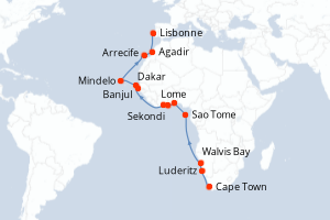 itinéraire croisière