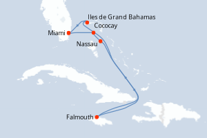 Itinéraire croisière Royal Caribbean au départ de Miami