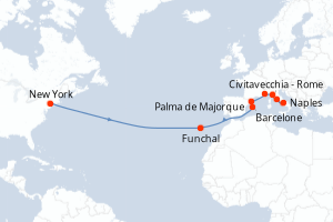 Itinéraire croisière Norwegian Cruise Line au départ de New York