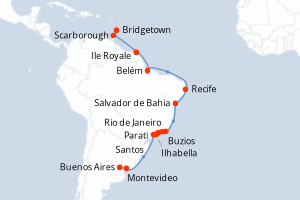 itinéraire croisière