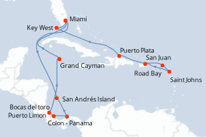 itinéraire croisière