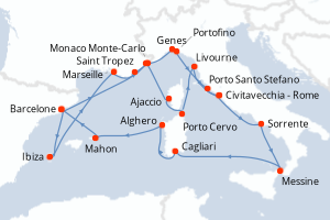 itinéraire croisière