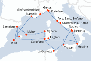 itinéraire croisière