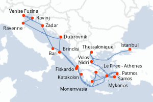 itinéraire croisière