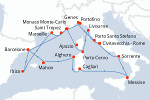 itinéraire croisière