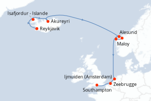 itinéraire croisière