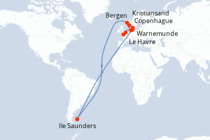 itinéraire croisière